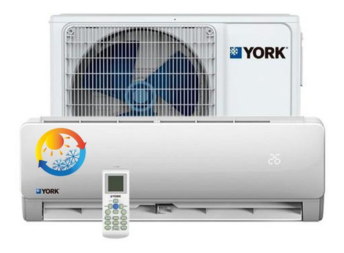 Minisplit York 2 Ton Frio Calor Aire Acondicionado Convencio