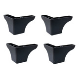 Pata Para Mueble Sala 7.5cm Altura Plastico Pack De 4