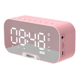 Reloj Despertador Digital Con Altavoz Bt Y Radio Fm, Alarmas