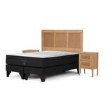 Rosen Cama Europea Tempo 2 Plazas Con Muebles Charles