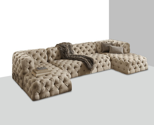 Sala Mary Lino Beige Pieza Sillon Sala Mueble Sofa