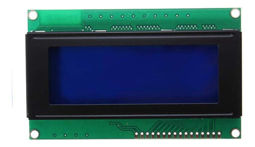 Display Lcd 2004  20x4 Backlight Azul Escrita Branca