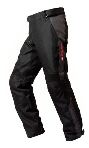 Pantalon Moto Cordura Ls2 Wolf Negro Hombre Gris Verano