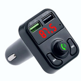 Transmisor Receptor Bluetooth Por Fm Doble Usb Carga Mp3 