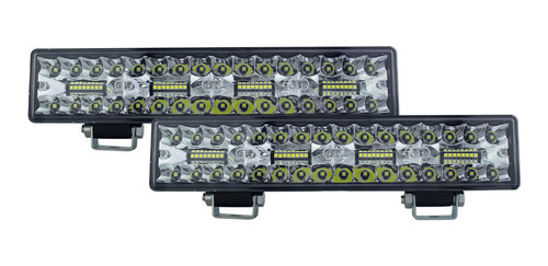 Par De Faros 64 Leds Luz Blanca Tunelight 255w Universales