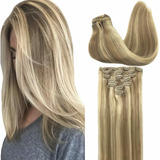 Extensiones De Pelo Natural Importadas 46 Cm - Rubio Claro