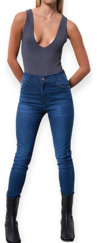 Combo Jeans Mujer Black Clasico + Sisa Luz