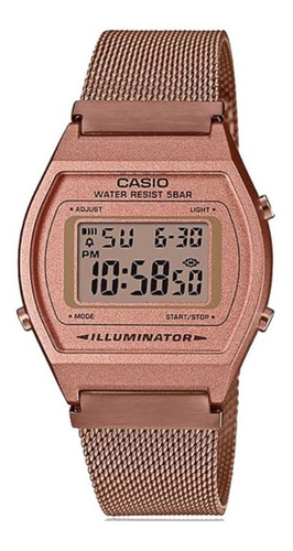 Reloj Casio B-640wmr-5a Retro Para Dama Rosa