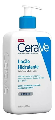 Loção Hidratante Cerave Com Ácido Hialurônico Sem Perfume 