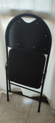 Silla Plegable P Evento/oficina/dormit (negra)88x46x50cm