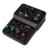 Mini Consola Mezcladora De Audio Para Dj De 2 Canales Con Ph