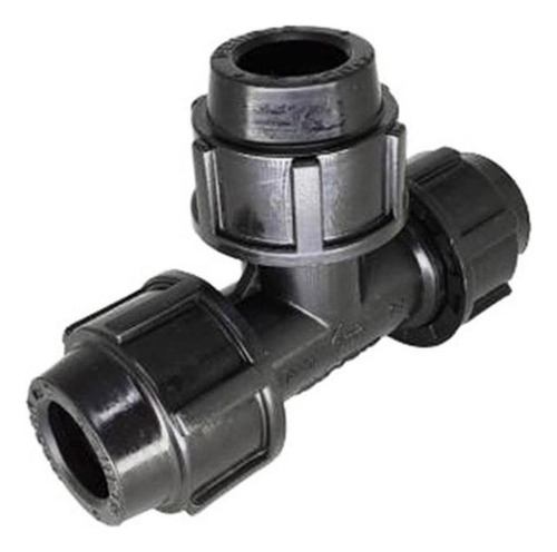 2 Pç Te União De Compressão Pead 20 Mm Nbr 9798