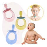 Set 3 Mordedera Limpieza Bucal Bebes Chupon Encias Juguete F