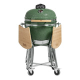 Parrilla Kamado Bbq Grill Kadu K27 Ahumador Ceramico Verde