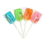 Hotlix Surtido Gusano Sucker Lolipop - Pack De 4 - Arándano,