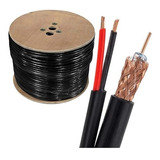 Cable Coaxial Siames Rg-59 Wam 305m Macho/macho Negro Bo /vc