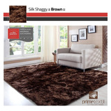 Tapete Silk Shaggy Luxo Fio De Seda Sob Medida 150x200