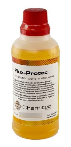Flux Liquido 250cc Ayudante Soldadura Protector Chemite Htec