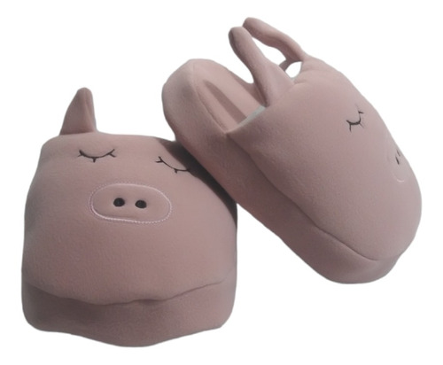 Pantuflas Chancho El Número 31 Al 45 Pantuflones V&v Dreams.