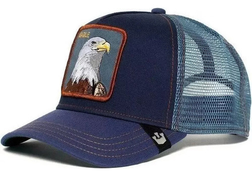 Gorra De Malla Con Protección Solar Y Bordado De Animales L