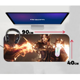 Mouse Pad League Of Legends Lol Leona 90x40 Grande Gamer