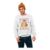 Sudadera Ugly Suéter Gato Regalo Navidad Unisex Hombre/mujer