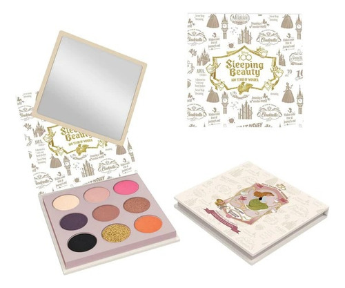 Set De Sombras Disney 100 Años Edición Especial Dif Princesa