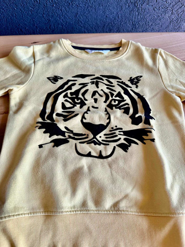 Buzo H&m Niño Logo Tigre