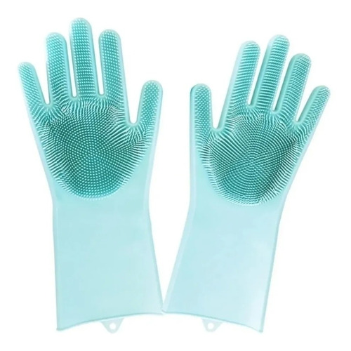 2 Guantes De Silicona Multiusos Mágicos Limpieza Lavar Loza 