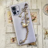 Funda Tpu Con Cadena Llave Corazon Para Motorola G72 