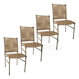 Kit 4 Cadeira Seattle P/ Mesa De Jantar Design Moderno Luxo 