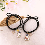 Pulsera Amigos Pareja Amistad Novios Astronauta Iman 2x1 08