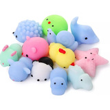 10 Squishy Mochi Animals Toys Blandos Random Kawaii Souvenir