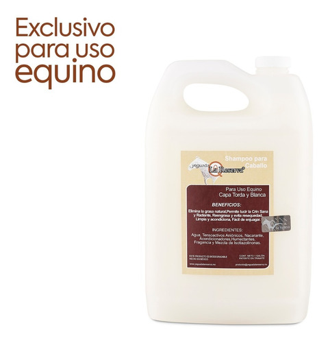 Shampoo De Caballo Uso Equino Capa Negra Yeguada La Reserva