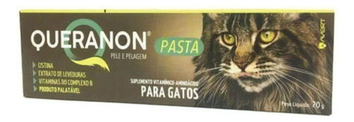 Queranon Pasta Avert Suplemento Alimentar Gatos 70g