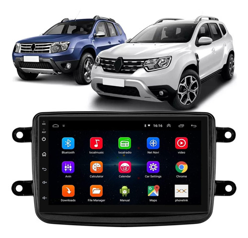 Central Multimidia Android 2gb Gps Wifi Carplay Com Moldura