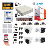 Kit Hikvision Hilook Dvr 1080 8ch + 4 Cámaras 1080p +d.500gb