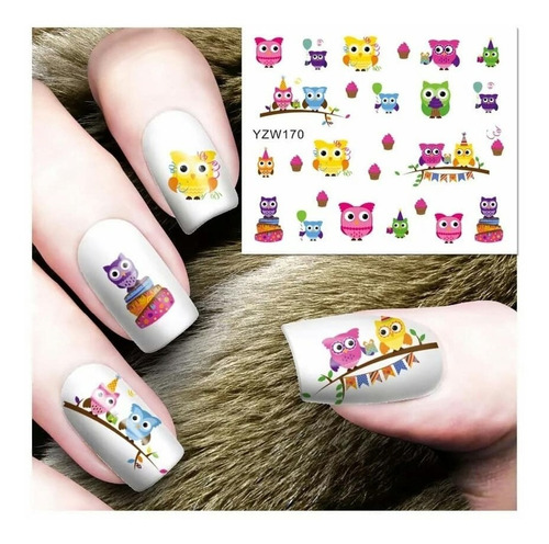 Tatoo  Uñas Sticker  100 Piezas ,envio Incl.las Puedes Elegi