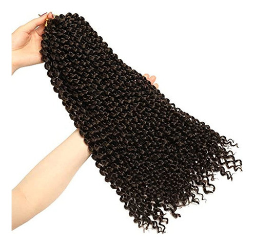 Ubeleco Passion Twist Crochet Hair 18 Pulgadas 6 Paquetes /