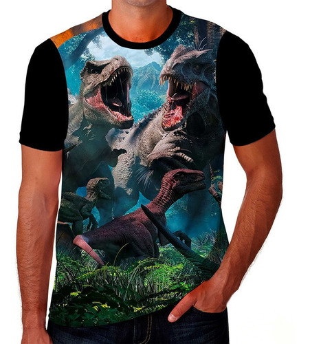 Camiseta Camisa Jurassic Word Park Desenho Infantil Filme D1