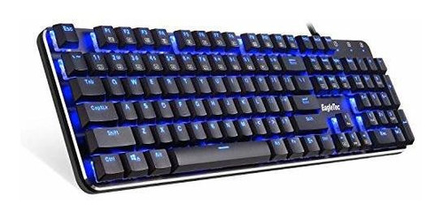 Teclado Gaming Mecánico Eagletec Kg050-br Led Azul