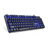 Teclado Gaming Mecánico Eagletec Kg050-br Led Azul