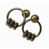 Aros Donas Tres Colores Oro 18 K. Garantizados