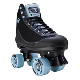 Patins Traxart Quad Power Quad Preto/azul