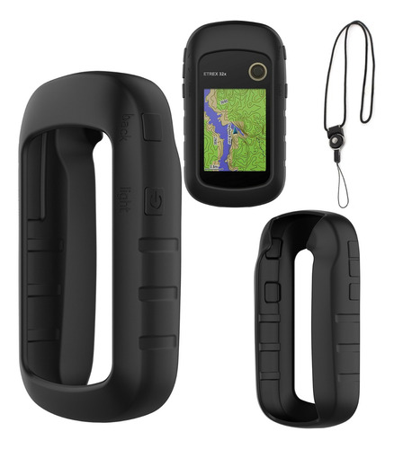 Case Gps Garmin Etrex Capa Silicone + Correia De Pescoço