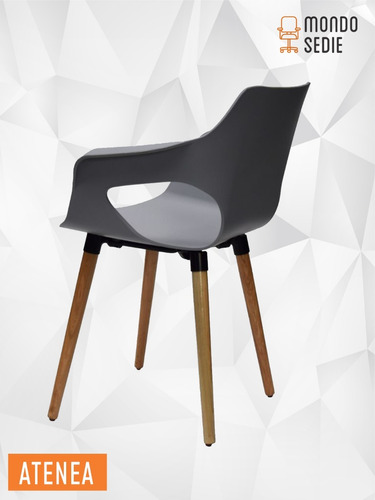 Silla Sillon Eames Madera Hogar Cocina Estar Living