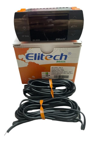 Termostato Digital Controlador Elitech Ek-3030 (2 Sondas)