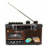 Radio Cassette Retro Yuegan Am/fm Mp3 Sd Usb 220v / Pilas