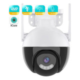 1 Cámara Ip Ip 4mp Wifi Domo Rotativa Icsee Vision Noturna