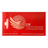 Sim Cfe, Chip Una Pieza Cfe Teit Recarga Incluida